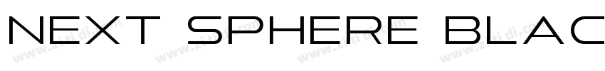 Next Sphere Black字体转换